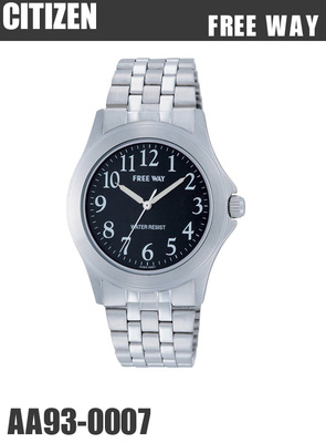 樂天海外銷售 J-Shop 太陽能手表 AA93-0007 集合時尚與實(shí)用